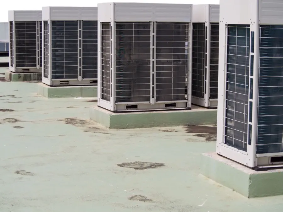 Commercial rooftop HVAC equipment